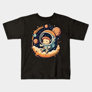 Cute Astronaut Kids T-Shirt